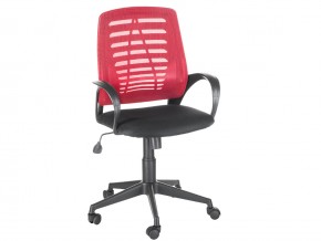 Кресло оператора Ирис стандарт черный/красный в Миньяре - minyar.mebel74.com | фото 1
