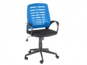 Кресло оператора Ирис стандарт черный/синий в Миньяре - minyar.mebel74.com | фото 1