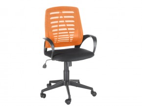 Кресло оператора Ирис стандарт оранжевый/черный в Миньяре - minyar.mebel74.com | фото