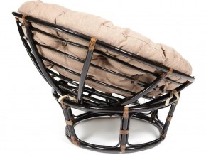 Кресло Papasan 23/01 W с подушкой Antique brown, экошерсть Коричневый в Миньяре - minyar.mebel74.com | фото 2