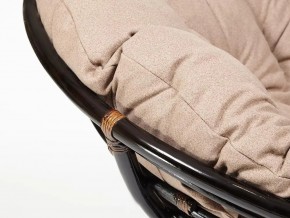 Кресло Papasan 23/01 W с подушкой Antique brown, экошерсть Коричневый в Миньяре - minyar.mebel74.com | фото 4