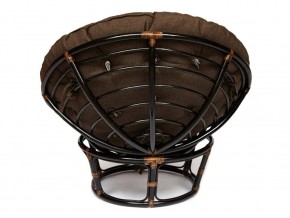 Кресло Papasan 23/01 W с подушкой Antique brown, ткань Коричневый в Миньяре - minyar.mebel74.com | фото 3
