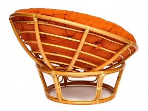 Кресло Papasan 23/01 W с подушкой Honey, ткань Оранжевый в Миньяре - minyar.mebel74.com | фото 3