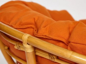 Кресло Papasan 23/01 W с подушкой Honey, ткань Оранжевый в Миньяре - minyar.mebel74.com | фото 4