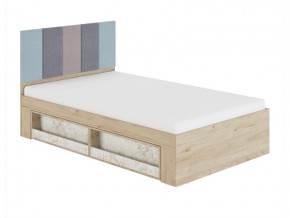 Кровать 1,2 с мягким элементом 1,2 Мод.2.1 в Миньяре - minyar.mebel74.com | фото