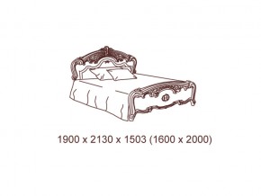 Кровать 2-х спальная 1600*2000 с основанием в Миньяре - minyar.mebel74.com | фото