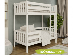 Кровать 2-х ярусная Аист-2 Классика белый 1600х800 мм в Миньяре - minyar.mebel74.com | фото