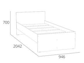 Кровать 900 НМ 011.53-01 Симпл Дуб Сонома в Миньяре - minyar.mebel74.com | фото 2