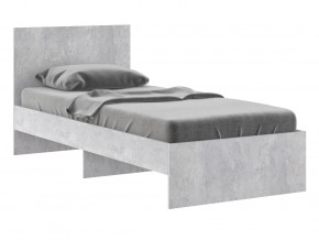 Кровать 900 Осло модуль М11 с настилом Лайт Цемент светлый в Миньяре - minyar.mebel74.com | фото 1