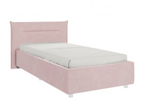 Кровать Альба 900 велюр нежно-розовый в Миньяре - minyar.mebel74.com | фото
