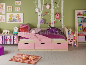 Кровать Дельфин 1600 Розовый металлик в Миньяре - minyar.mebel74.com | фото