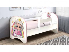 Кровать детская с фотопечатью без ящика Принцесса 700*1400 в Миньяре - minyar.mebel74.com | фото 1