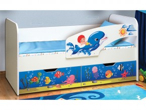Кровать детская с фотопечатью Дельфин 800*1600 в Миньяре - minyar.mebel74.com | фото