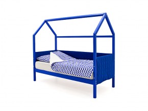 Кровать-домик мягкий Svogen синий в Миньяре - minyar.mebel74.com | фото