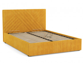 Кровать Гамма 1400 с основанием велюр тенерифе куркума в Миньяре - minyar.mebel74.com | фото 2