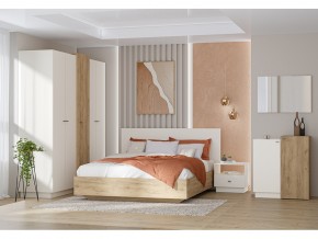 Кровать Квадро арт.031-М1 1400 миндаль в Миньяре - minyar.mebel74.com | фото 2