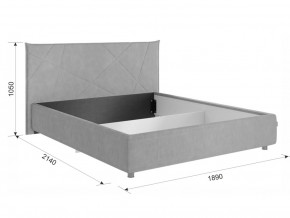 Кровать Квест 1600 велюр латте в Миньяре - minyar.mebel74.com | фото 2