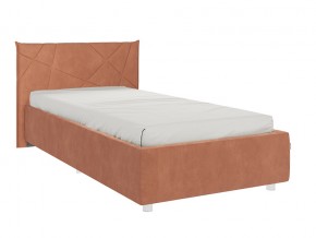 Кровать Квест 900 велюр персик в Миньяре - minyar.mebel74.com | фото