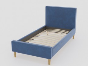 Кровать Линси 900 синий в Миньяре - minyar.mebel74.com | фото 1