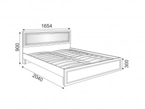 Кровать мягкая Беатрис модуль 10 Дуб млечный в Миньяре - minyar.mebel74.com | фото 2