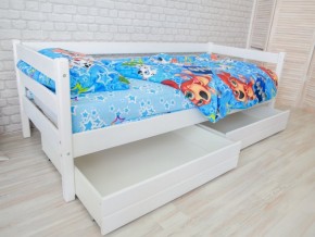 Кровать одноярусная Сонечка с большим бортом и ящиками в Миньяре - minyar.mebel74.com | фото 2
