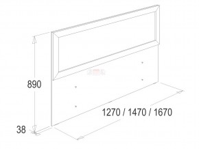 Кровать Ольга 14 1400 в Миньяре - minyar.mebel74.com | фото 3