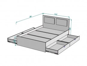 Кровать Ольга L35 ширина 1400 в Миньяре - minyar.mebel74.com | фото 3