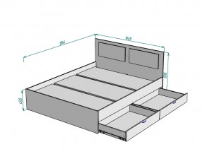 Кровать Ольга L39 ширина 1600 в Миньяре - minyar.mebel74.com | фото 3