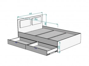 Кровать Ольга L42 ширина 1400 в Миньяре - minyar.mebel74.com | фото 3