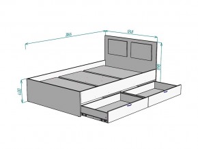 Кровать Ольга L45 ширина 1200 в Миньяре - minyar.mebel74.com | фото 3