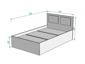 Кровать Ольга L52 ширина 1200 в Миньяре - minyar.mebel74.com | фото 3