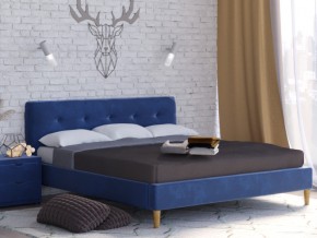Кровать Пайли 1600 синий в Миньяре - minyar.mebel74.com | фото 2