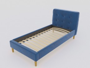 Кровать Пайли 900 синий в Миньяре - minyar.mebel74.com | фото 1