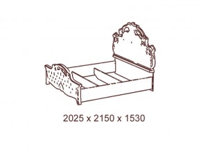 Кровать Рафаэлла 1800 с основанием в Миньяре - minyar.mebel74.com | фото 2