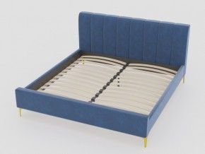 Кровать Рошаль 1600 синий в Миньяре - minyar.mebel74.com | фото