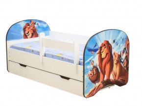 Кровать с фотопечатью с 1 ящиком Царь зверей 700*1400 в Миньяре - minyar.mebel74.com | фото