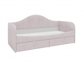 Кровать с мягкой обивкой Алиса ПМ-332.18 велюр розовый в Миньяре - minyar.mebel74.com | фото