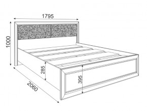 Кровать с настилом 1600 Саванна М05 в Миньяре - minyar.mebel74.com | фото 2