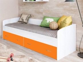 Кровать с выкатными ящиками Винтерберг, оранжевый в Миньяре - minyar.mebel74.com | фото 1