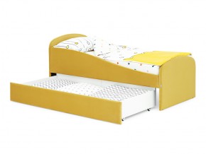 Кровать с ящиком Letmo горчичный (велюр) в Миньяре - minyar.mebel74.com | фото 8