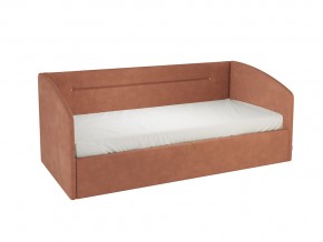 Кровать софа Альба 900 велюр персик в Миньяре - minyar.mebel74.com | фото