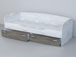 Кровать-софа Эго арт. 016 бетон светлый/камень темный в Миньяре - minyar.mebel74.com | фото