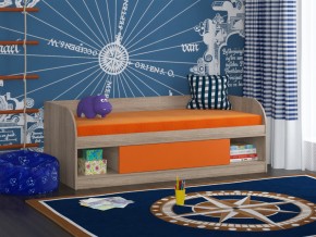 Кровать Соня 4 сонома-оранжевый в Миньяре - minyar.mebel74.com | фото