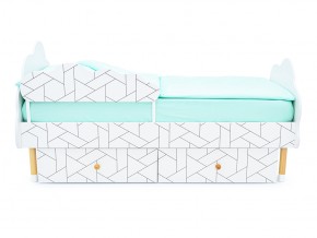 Кровать Stumpa Облако бортик и ящики рисунок Мозаика в Миньяре - minyar.mebel74.com | фото 4