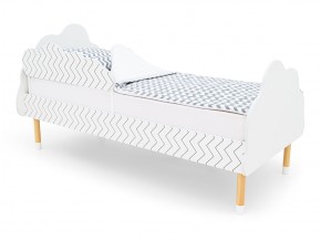 Кровать Stumpa Облако с бортиком рисунок Геометрия Зигзаги в Миньяре - minyar.mebel74.com | фото