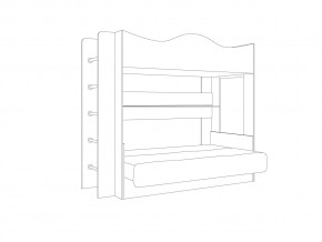 Кровать-трансформер Сити сонома/белый в Миньяре - minyar.mebel74.com | фото 3