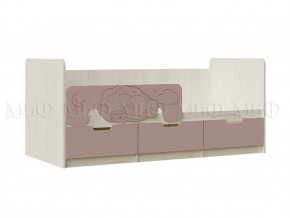 Кровать Юниор-4 800х1800 Шарли Pink в Миньяре - minyar.mebel74.com | фото 1