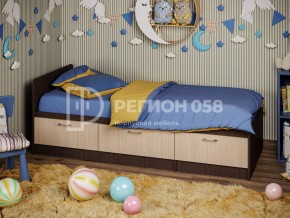 Кровать Юниор-5 ЛДСП Венге в Миньяре - minyar.mebel74.com | фото