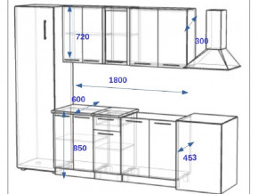 Кухонный гарнитур 10Р РоялВуд 1800 мм в Миньяре - minyar.mebel74.com | фото 2