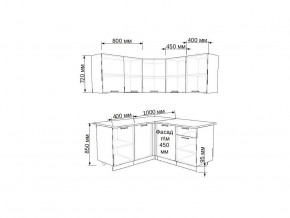 Кухонный гарнитур 17 Грецкий орех 1400х1450 в Миньяре - minyar.mebel74.com | фото 2